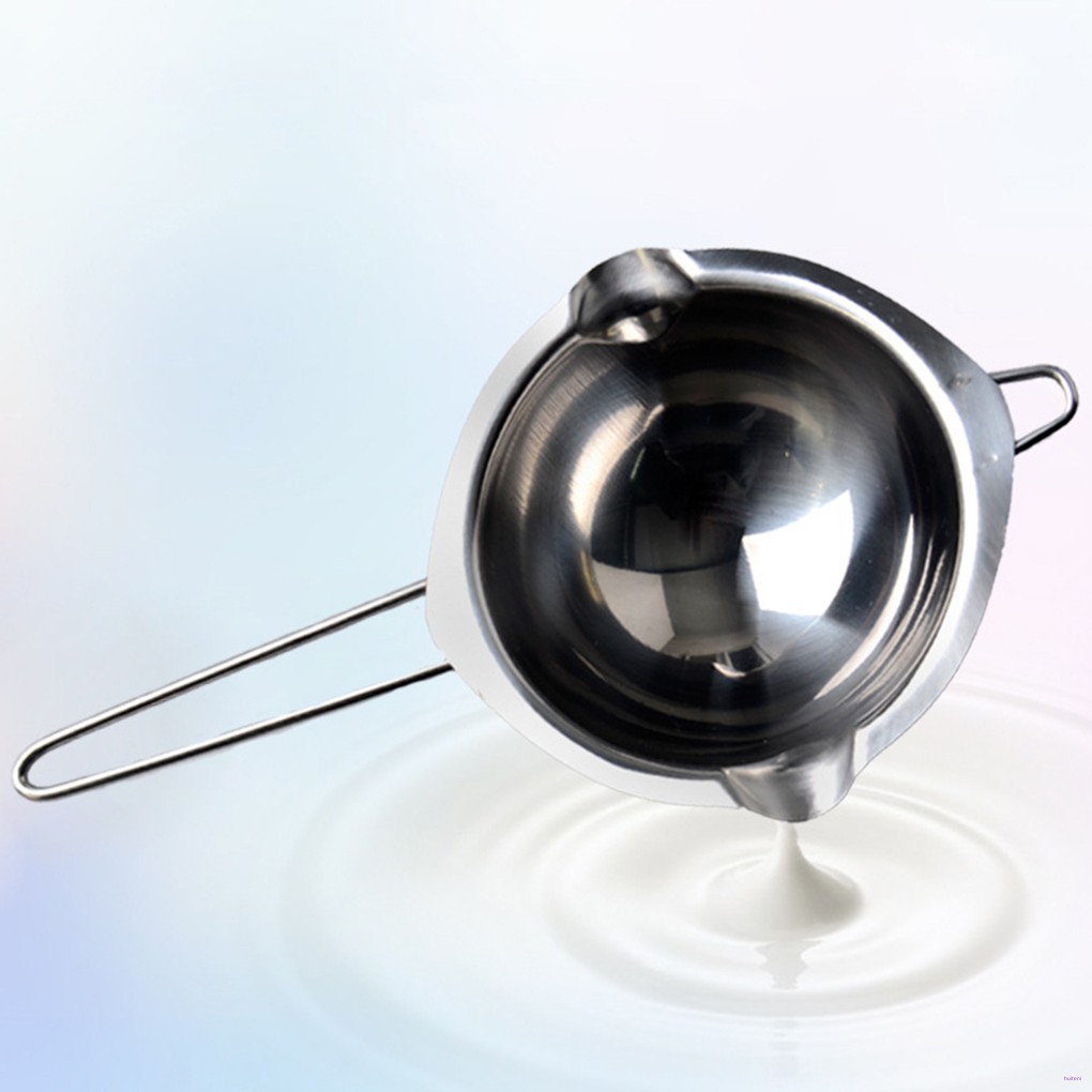 [READY STOCK] Mirror Like Stainless Steel Chocolate Butter Melting Pot Pan Kitchen Milk Bowl Boiler Cooking Accessories