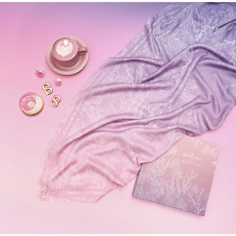 El Mar Minorca Series Voal Square Pinky Sky