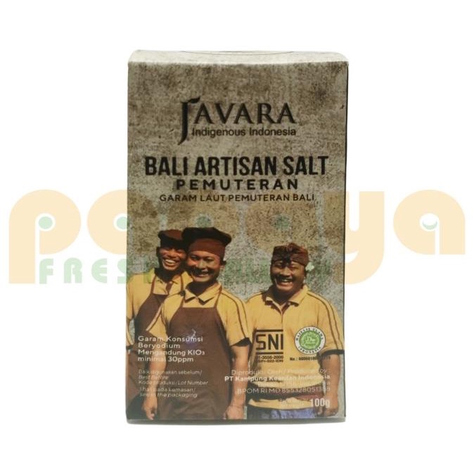 

$$$$] JAVARA BALI ARTISAN SALT PEMUTERAN 100GR PCS