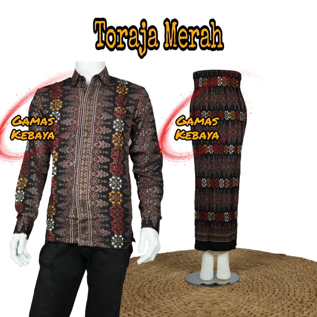 COUPLE ROK PLISKET DAN KEMEJA PANJANG BATIK MURAH/COUPLE PASANGAN TERBARU/COUPLE KELUARGA