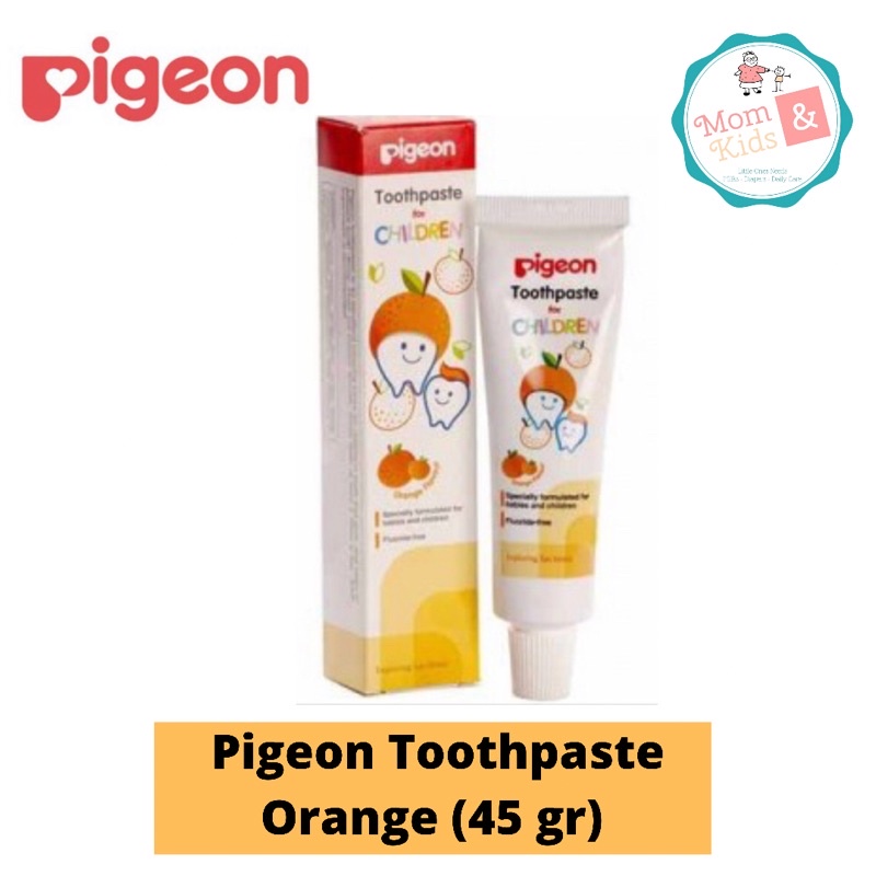 Pigeon Toothpaste Pasta Gigi Anak Pigeon Orange Strawberry 45 gr
