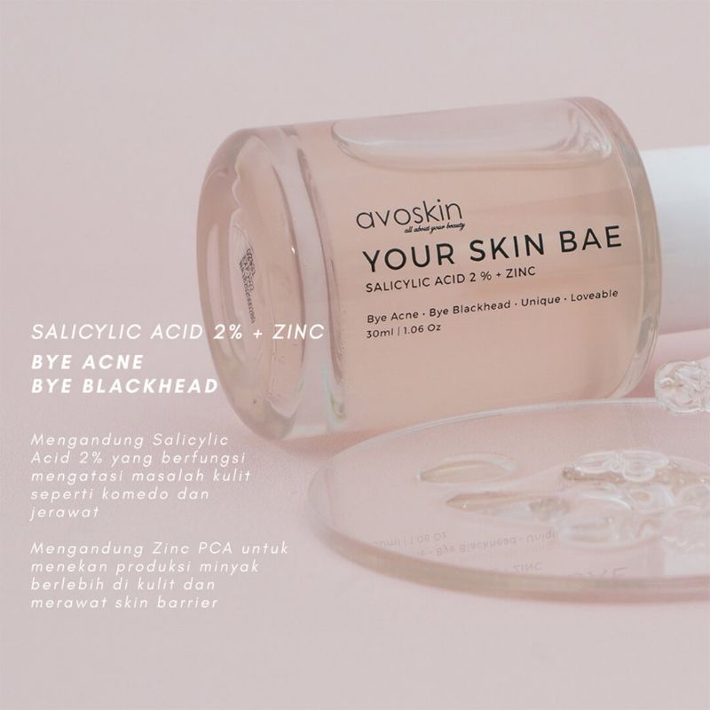 AVOSKIN YOUR SKIN BAE Salicylic Acid 2% + Zinc Serum