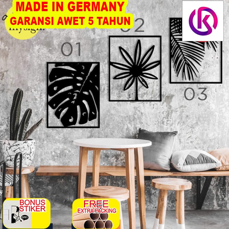 

Murah Hiasan Dinding Akrilik Leaves Daun | Wall Decoration Stiker Acrylic - 20x30 01