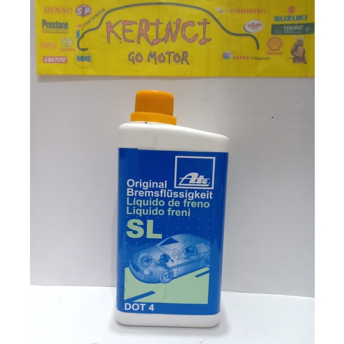 ORIGINAL BRAKE FLUID ATE SL DOT 4 1L - MINYAK REM SL ATE DOT 4