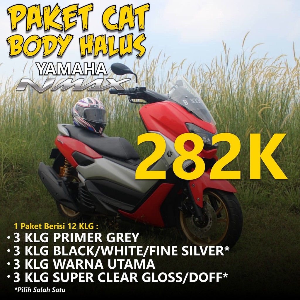Paket Cat Body Halus Motor Nmax / Sapporo Spray
