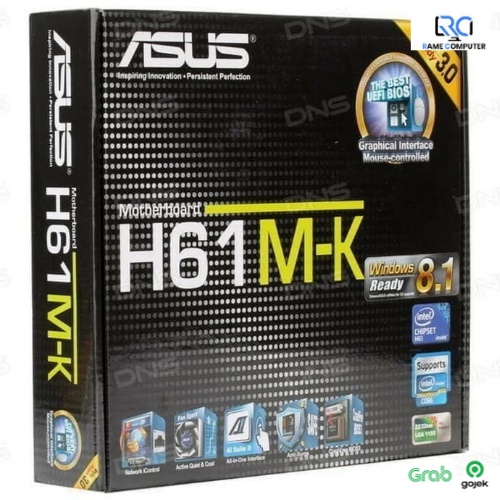 MB ASUS H61M-K MOTHERBOARD RESMI MAINBOARD H61 SOCKET 1155 intel