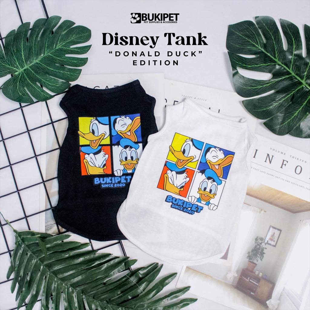 baju kucing anjing kelinci monyet lucu murah aksesoris hewan kecil -  DISNEY TANK DONALD DUCK EDITION
