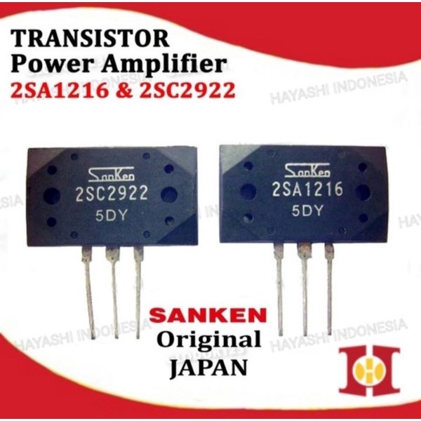 Transistor Power Audio 2SA1216 2SC2922 2SA 1216 2SC2922 Original Japan