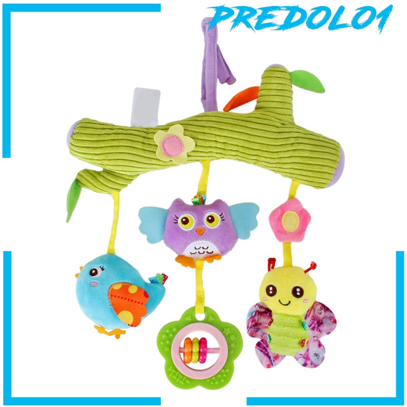 (Predolo1) Mainan Boneka Stuffed Plush Hewan Gantung Untuk Stroller / Car Seat Bayi