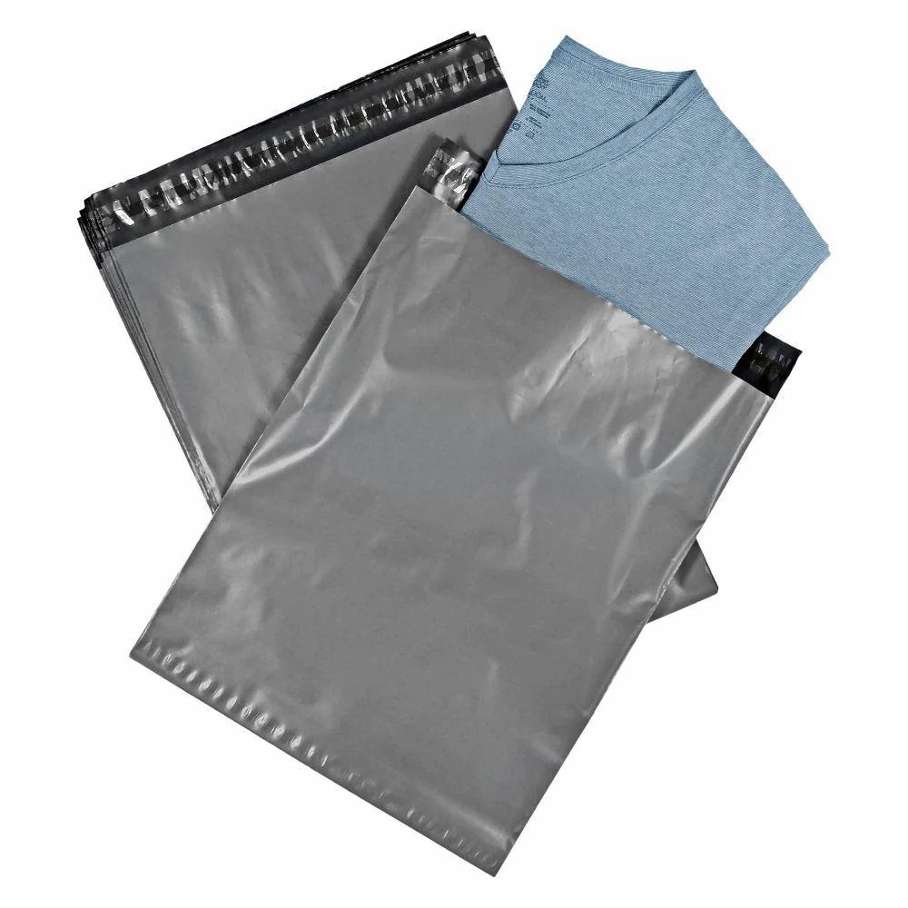 

(50pcs) Amplop Paket Toko Online Poly Mailer Berbagai Ukuran Silver dan Hitam