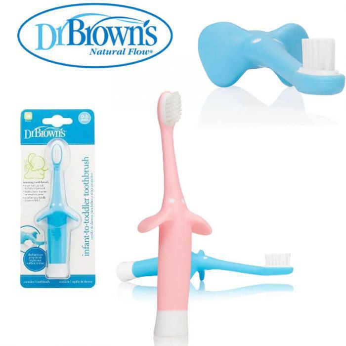 Dr Brown's Infant To Toddler Toothbrush 0-3Years