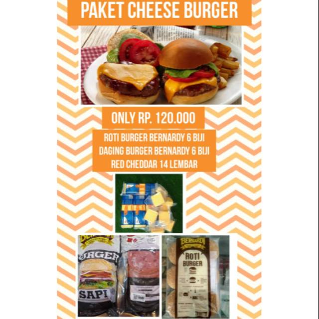 

PAKET CHEESE BURGER