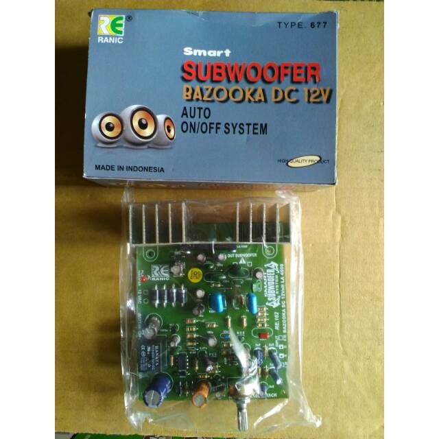 Kit Subwoofer/Bazooka Smart DC12V