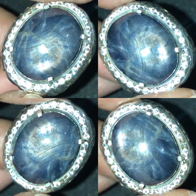 NATURAL BLUE STAR SAPPHIRE BURMA 31.62 CTS