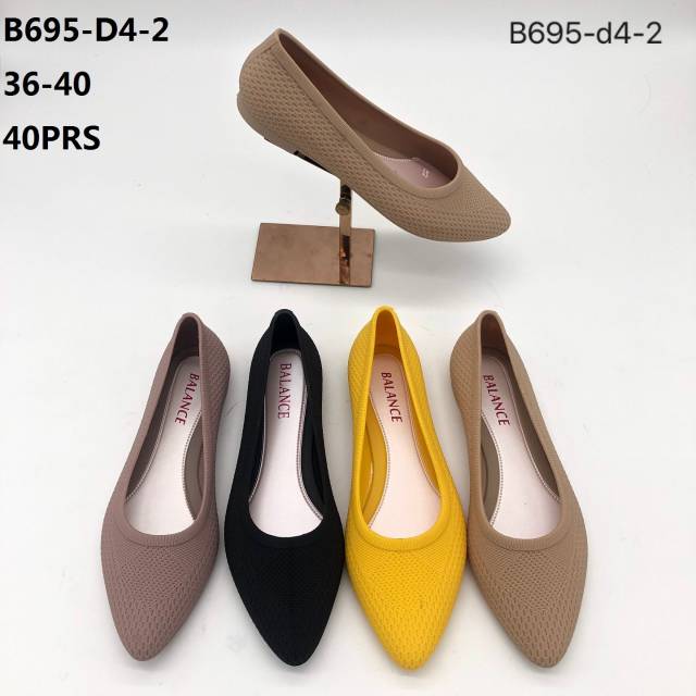 Sepatu jelly flat 695