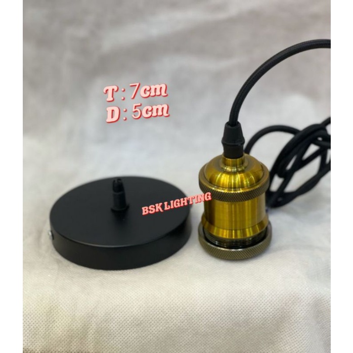Lampu gantung/ Fitting Edison vintage/Fitting lampu edison