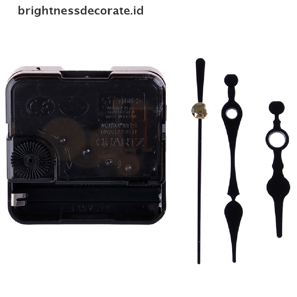 1 Set Mesin Jam Dinding Quartz Tenaga Baterai Diy