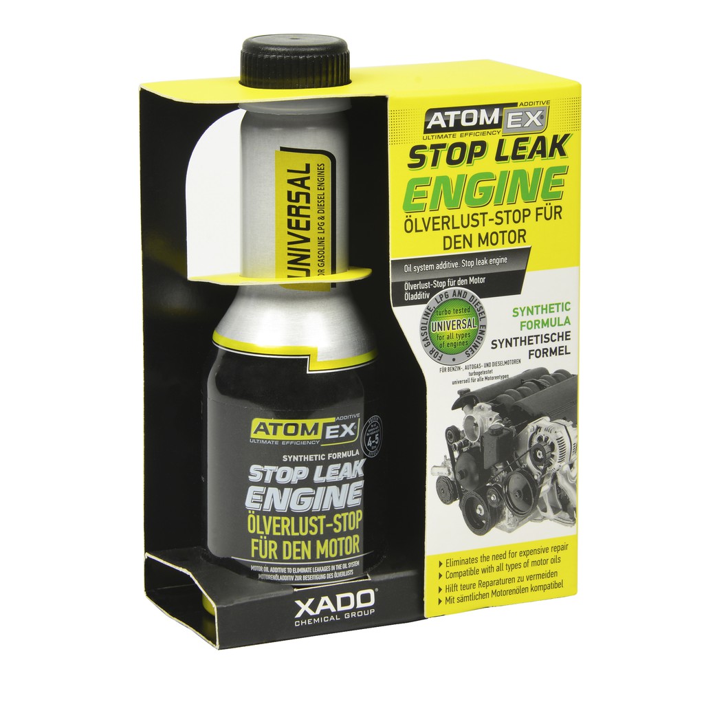 XADO ATOMEX® Stop Leak Engine (aluminum bottle 250 ml)