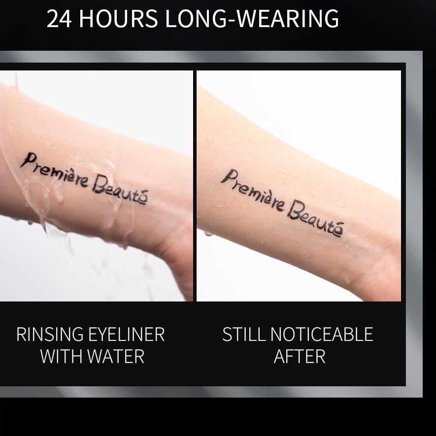 ↸ Premiere Beaute Eclipse Eyeliner Soft Tip Brush eyeliner spidol Silver Swirl Series ⤴