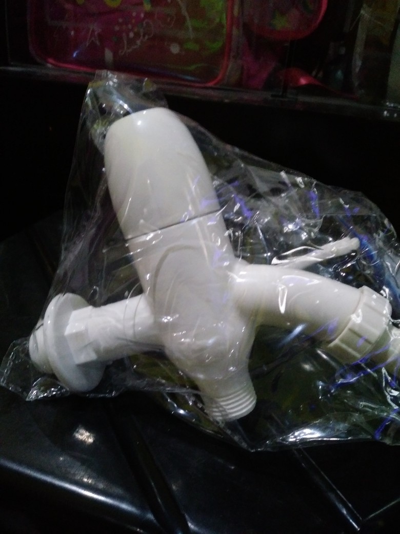 Kran Tembok Cabang Plastik Pvc New Soligen S9 Engkol