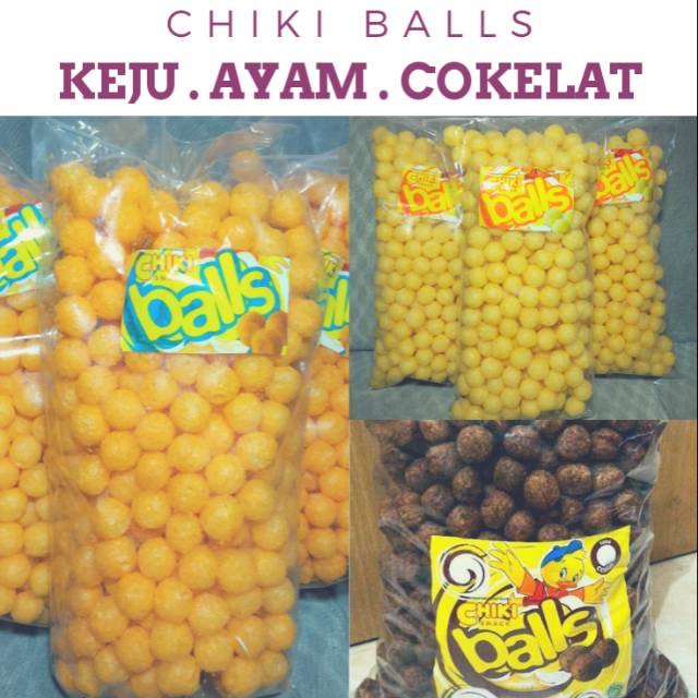 

chikiballs keju / chikiballs ayam / chikiballs cokelat / jajan kiloan / jajanan kiloan