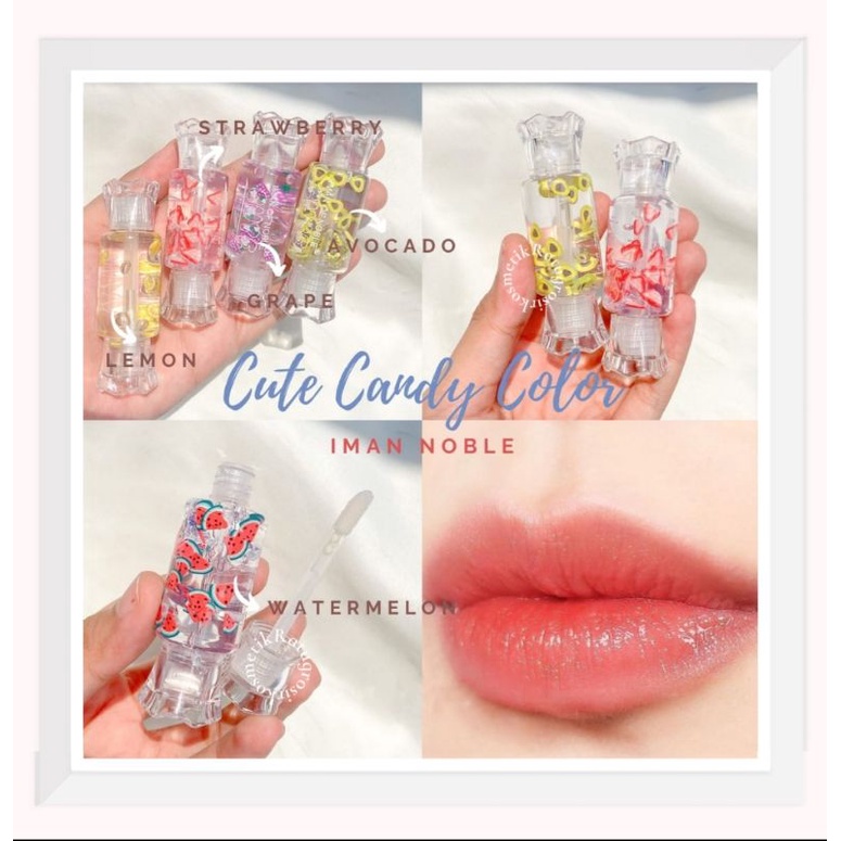 PROMO ECER!!!LIP OIL CUTE CANDY COLOR FRUIT NO.936D/BOBA NO.7070C