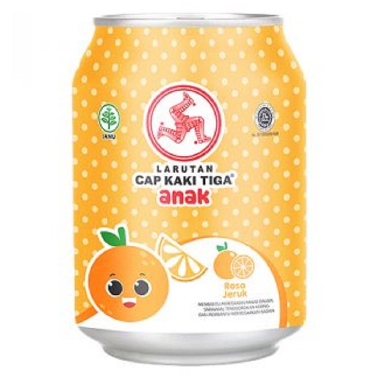 Larutan Kaki Tiga Anak Can 250 ml (KI)