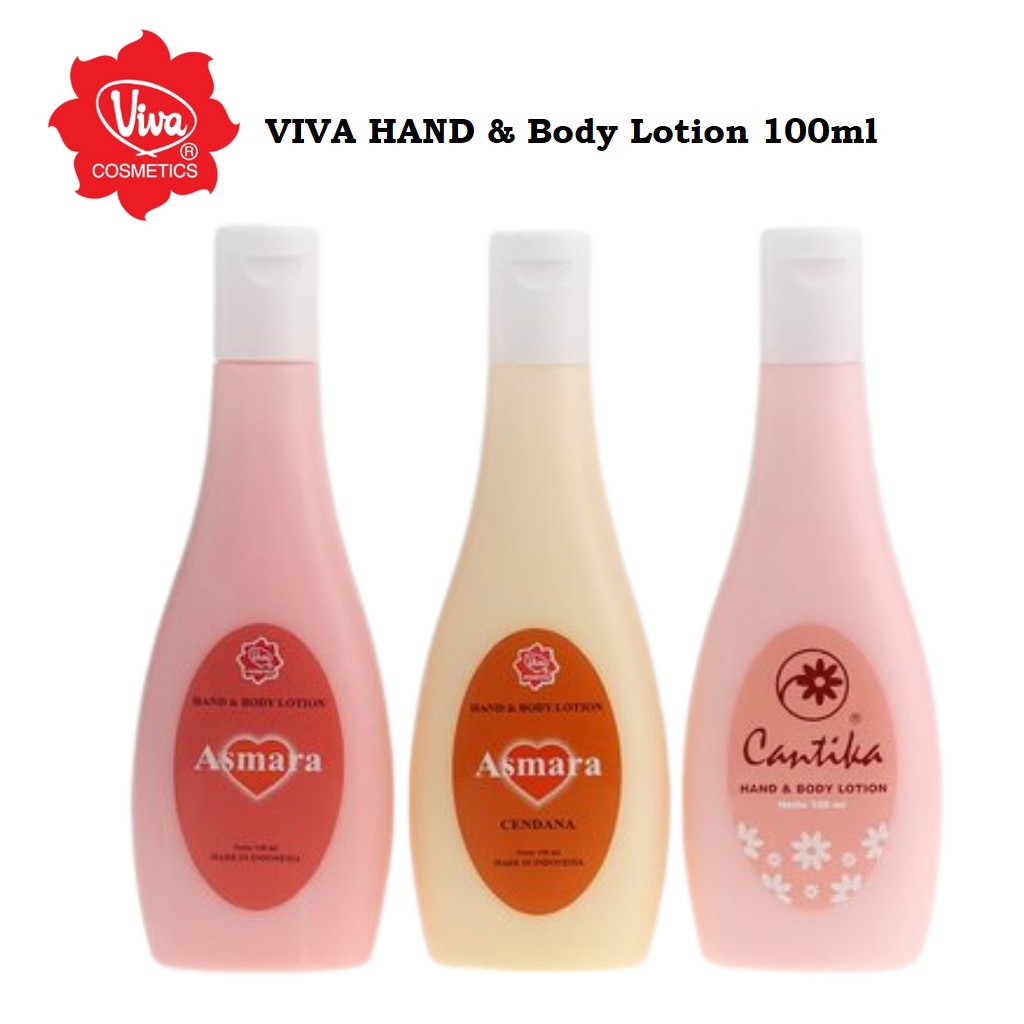 Viva Hand &amp; Body Lotion Cantika / Asmara / Cendana 100ml (VIC)