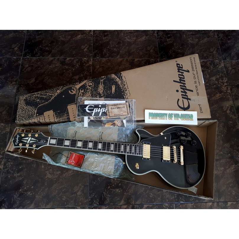 epiphone les paul custom ebony