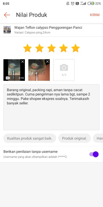 Wajan Teflon Calypso Penggorengan Panci