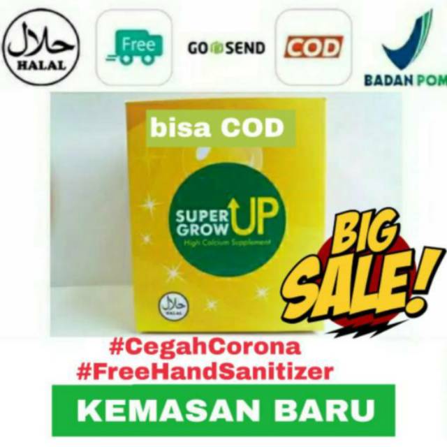 

[PROMO !! ] Super GROW / susu peninggi badan ori Harga DISTRIBUTOR