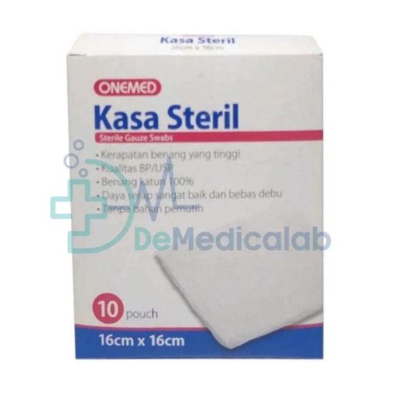 Kasa Steril Onemed Kassa Steril Lipat OM 16x16