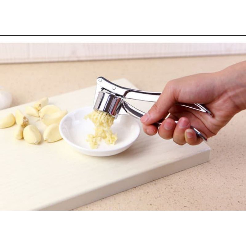 alat penghancur bawang stainless / garlic press stainless multifungsi