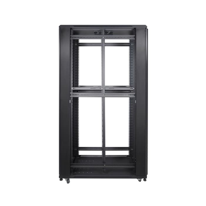 Indorack IR11545G Standing Close Rack 19&quot; 45U Glass Door Depth 1150mm STANDING CLOSE RACK 45U