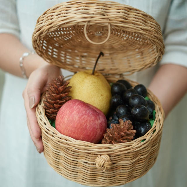 

Set Bingkisan Kado Parcel Hampers Buah Fruit Box Free Kartu Ucapan