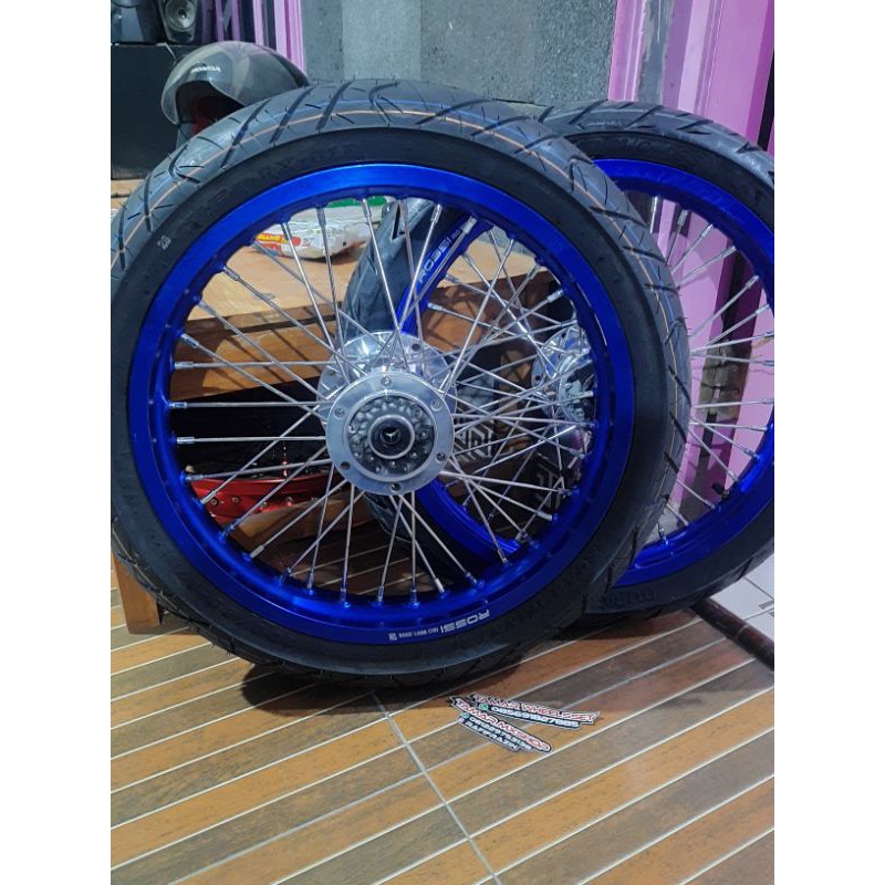 velg set ban set pelk semi cacing klx bf Dtracker
