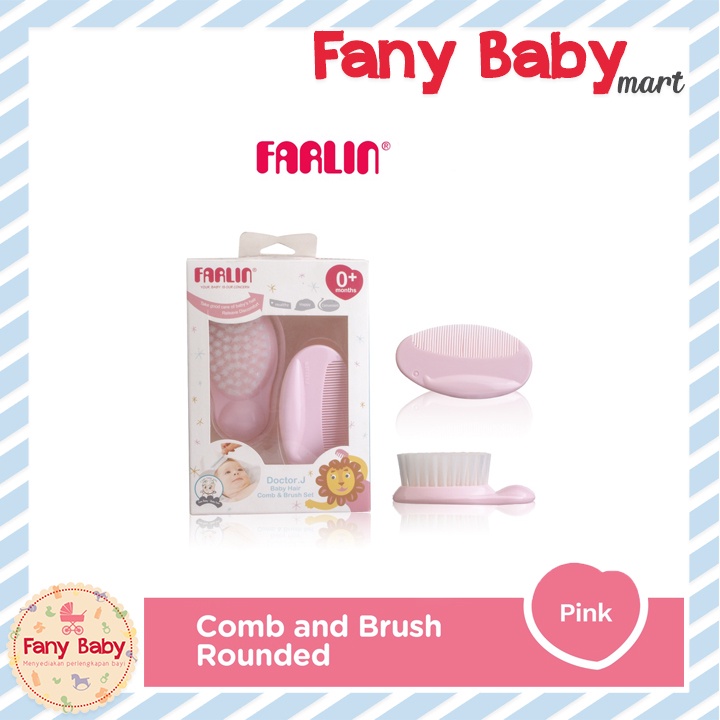 FARLIN COMB &amp; BRUSH ROUNDED