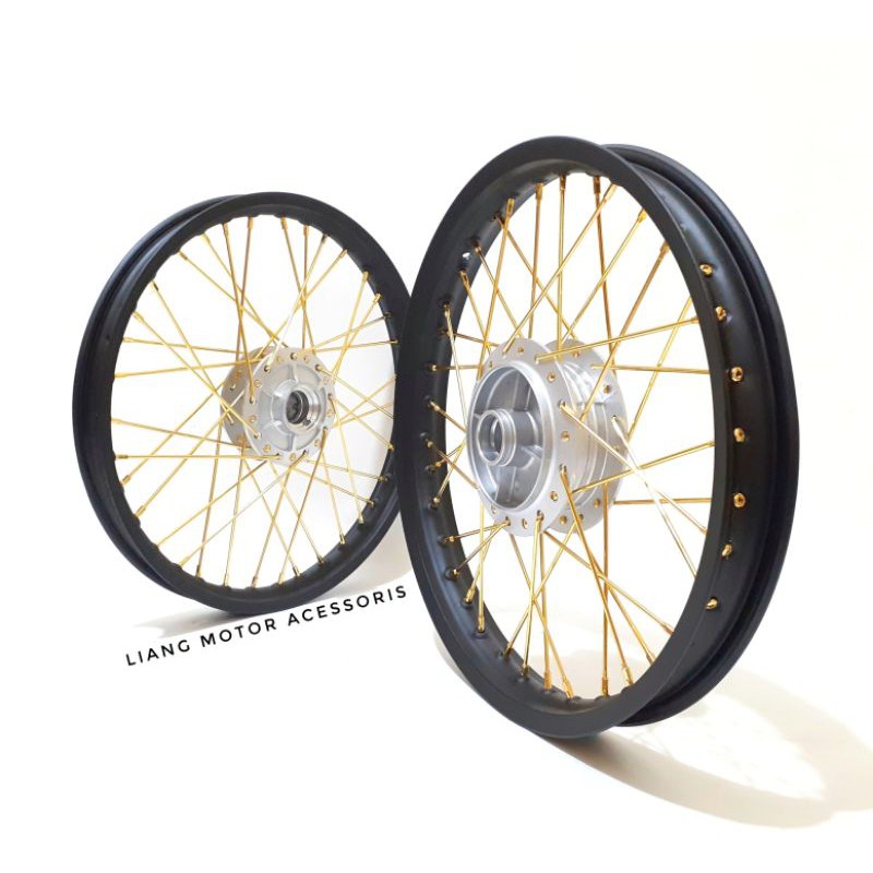 Sepaket Velg TDR Ring 17 Tromol Set Jari2 - Supra X / Fit Old Astera Grand Legenda Honda Win C50 C70