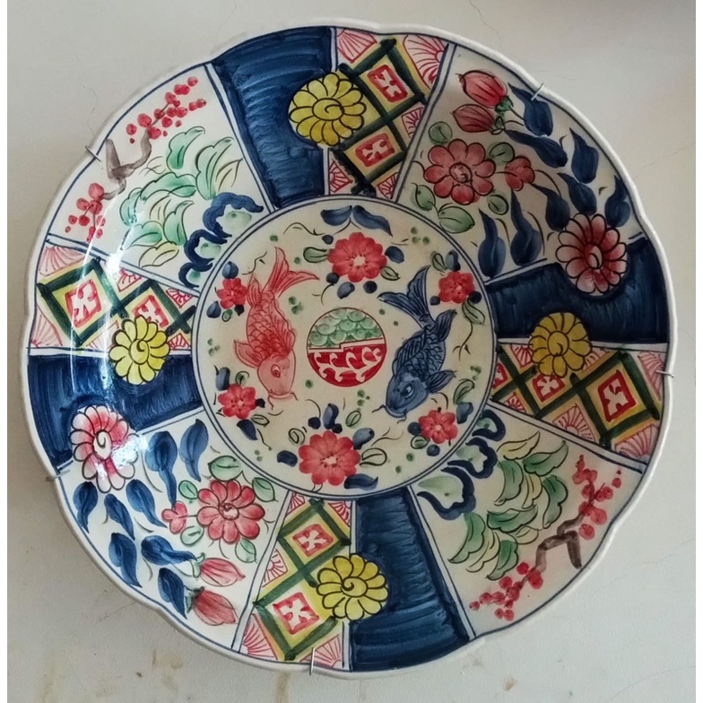 Piring Hias Gantung Model Imari