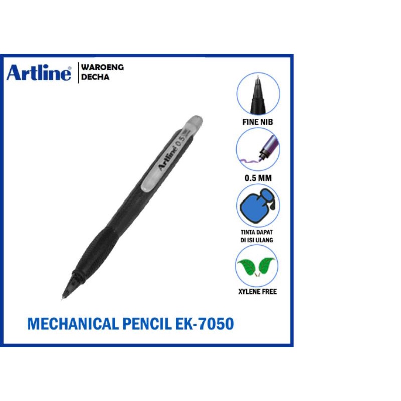 

Pensil Mekanik Artline 7050 Mechanical Pencil EK-7050