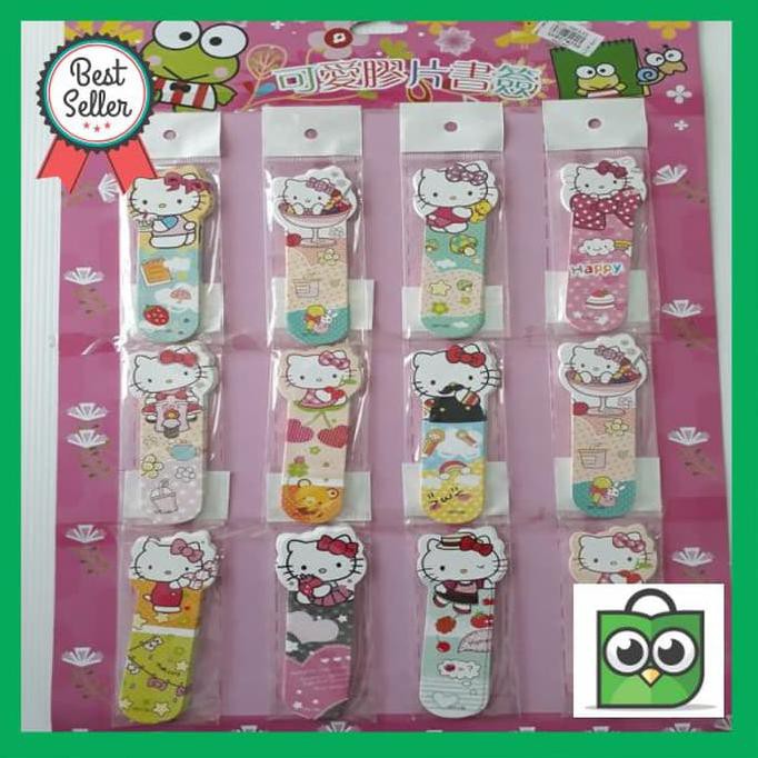 

BEST SELLER PROMO Bookmark kertas / Pembatas buku kertas hello kitty TERJAMIN