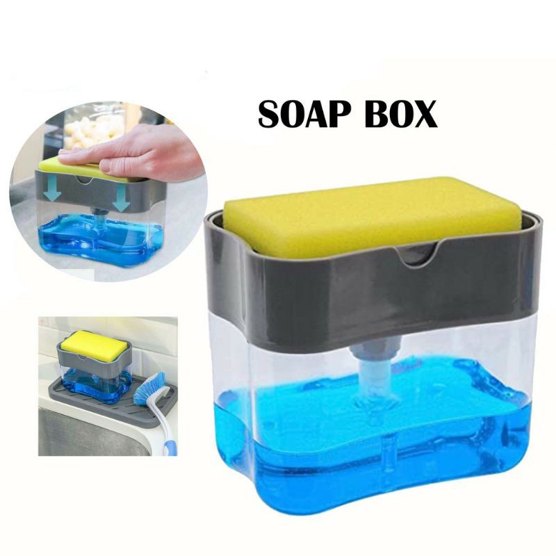 SOAP PUMP DISPENSER SPONGE - DISPENSER SABUN CUCI PIRING