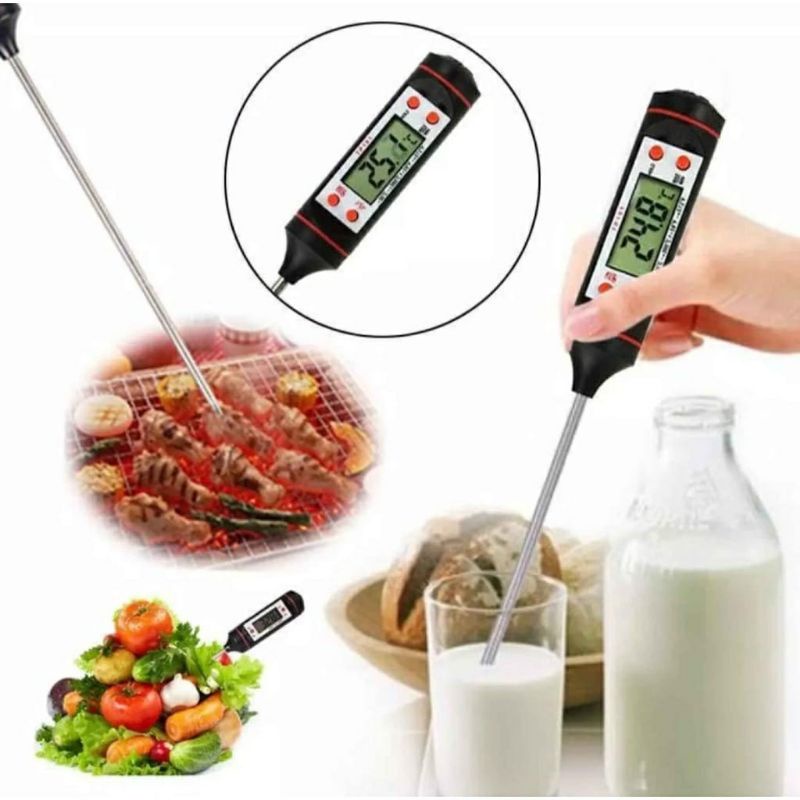 Termometer Masakan Digital  - Alat Pengukur Suhu Thermometer Makanan Air Daging