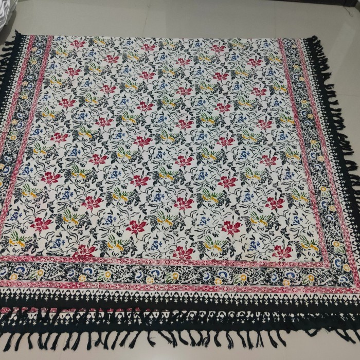 Taplak Meja Makan - Taplak Meja Makan Batik Ronce 8 Kursi