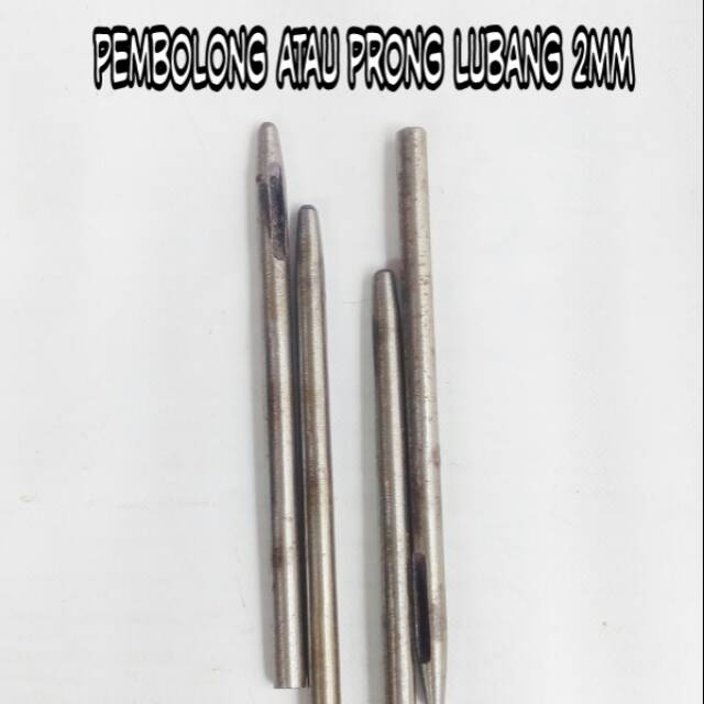 Pembolong kulit atau prong lubang 2mm