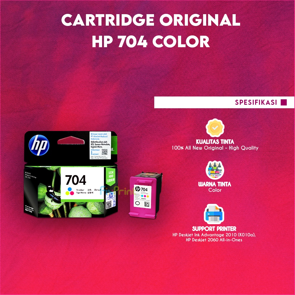 Cartridge Ori 680 678 704 703 802 803 46 Tinta Black Color Ori 2335 2336 2337 3636, 3638, 3775, 3776, 3777