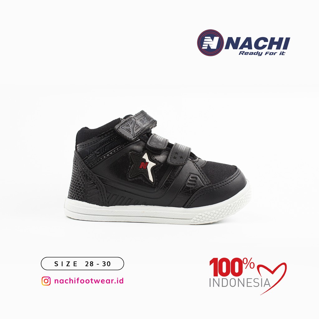 Sepatu Sekolah Anak Bahan Import - Nachi GOLDSTAR (28-30)