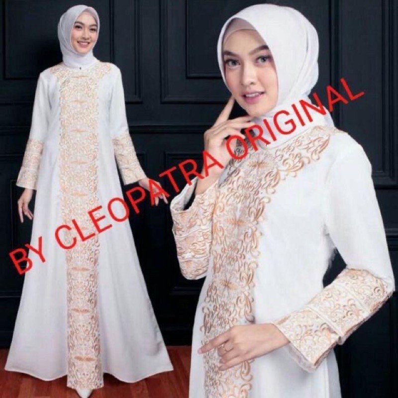 Abaya Putih | Abaya Jumbo | Abaya Bordir | Abaya Turkey | Abaya Putih Chiffon