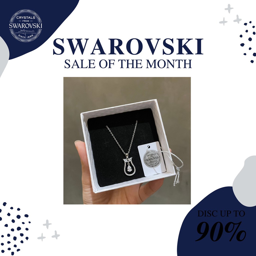 SWAROVSKI Leah Pendant Necklace Kalung ORIGINAL 100%