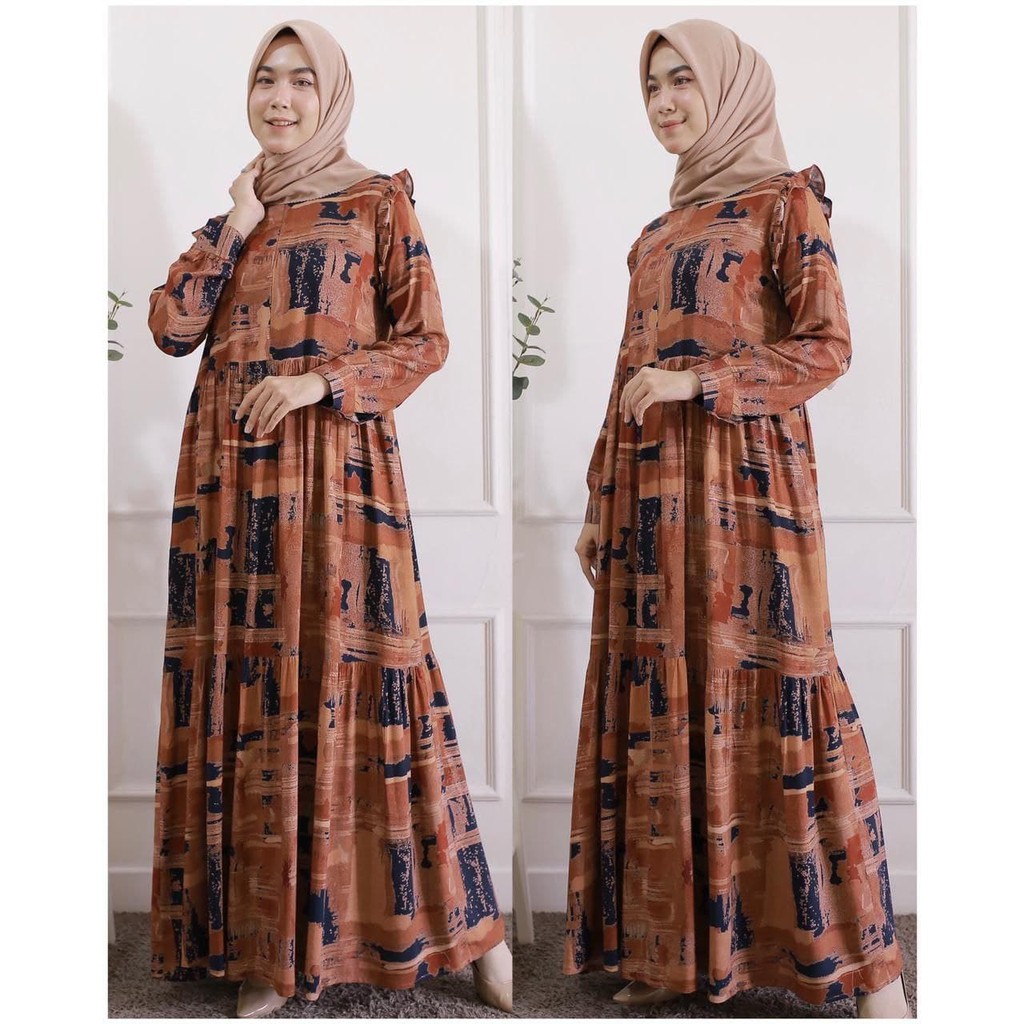 Gamis DSK,  bahan rayon viscose